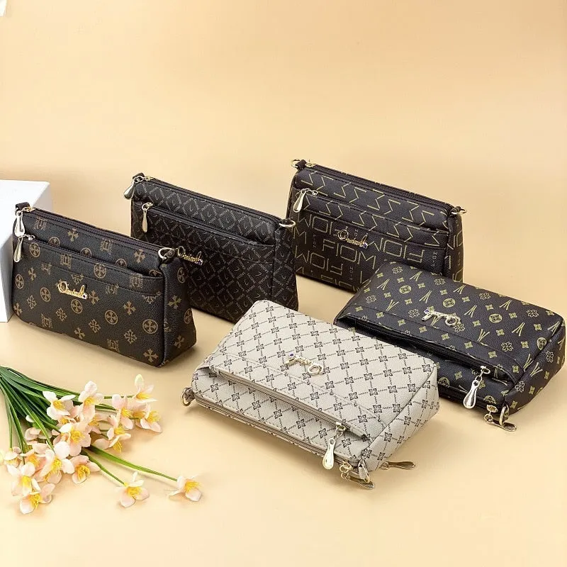 2022 New Korean Style Messenger Bag Middle-Aged Leisure Bag Ladies Phone Bag Hot Sale Bag One Shoulder Bag
