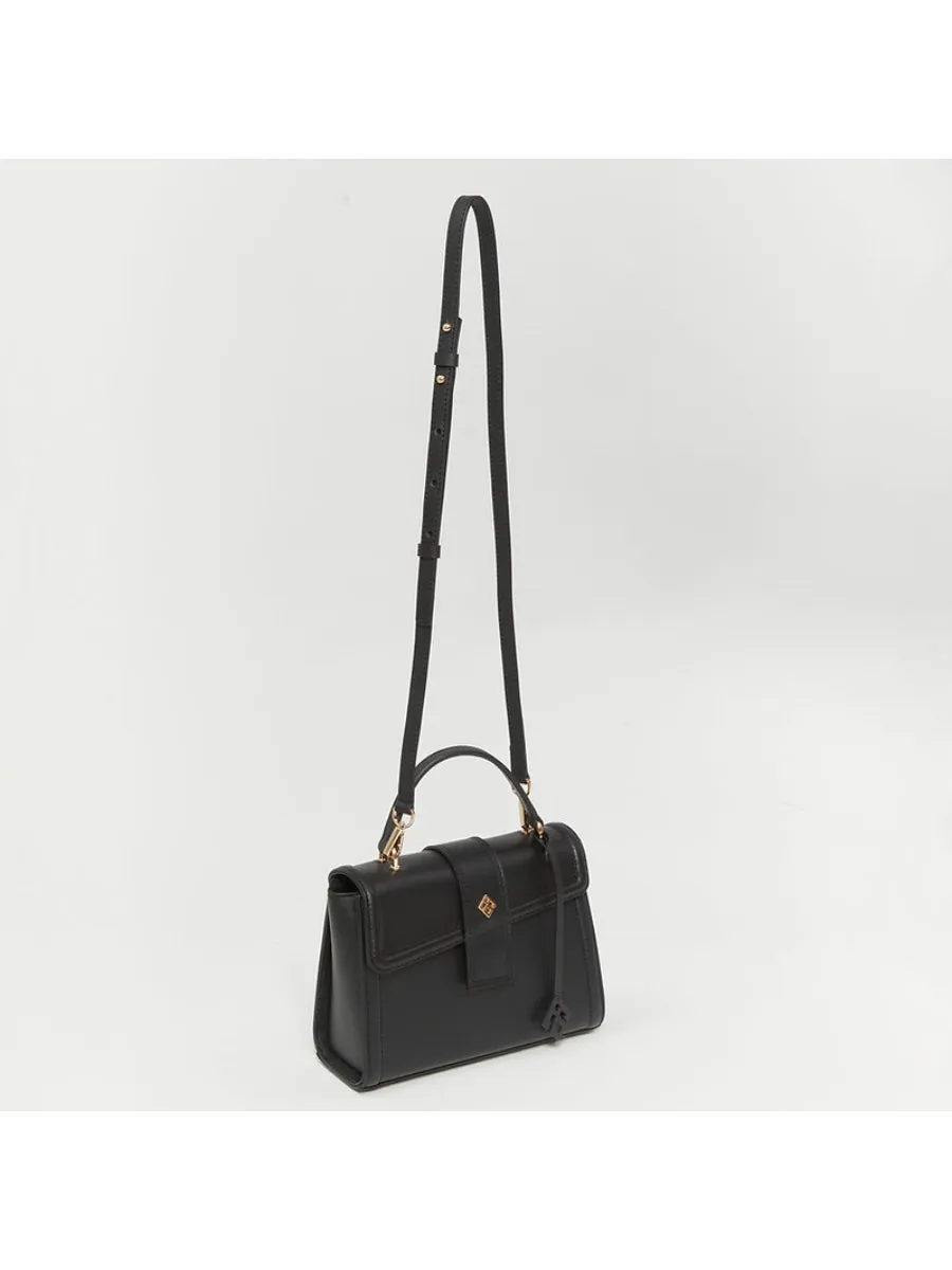 Auda Black Satchels 0 Genuine Leather