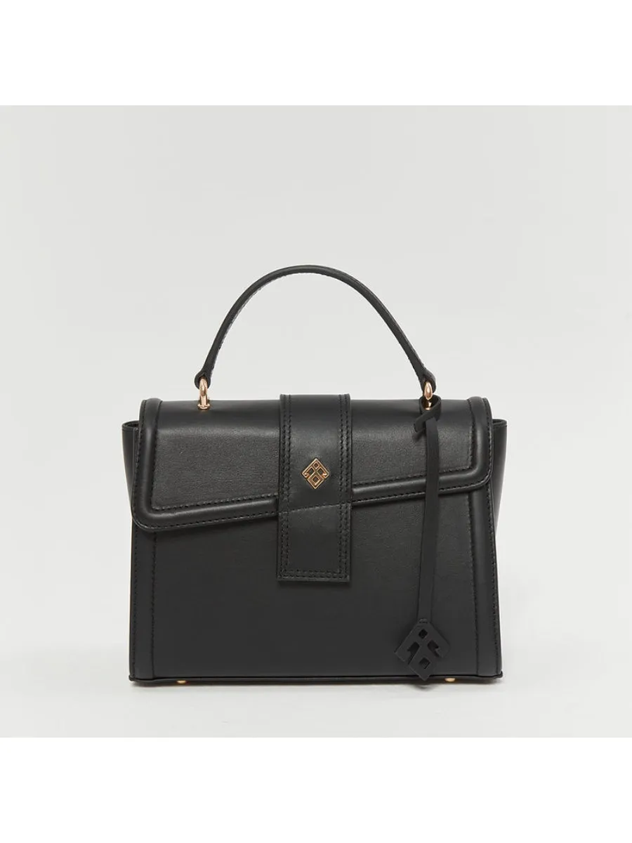 Auda Black Satchels 0 Genuine Leather