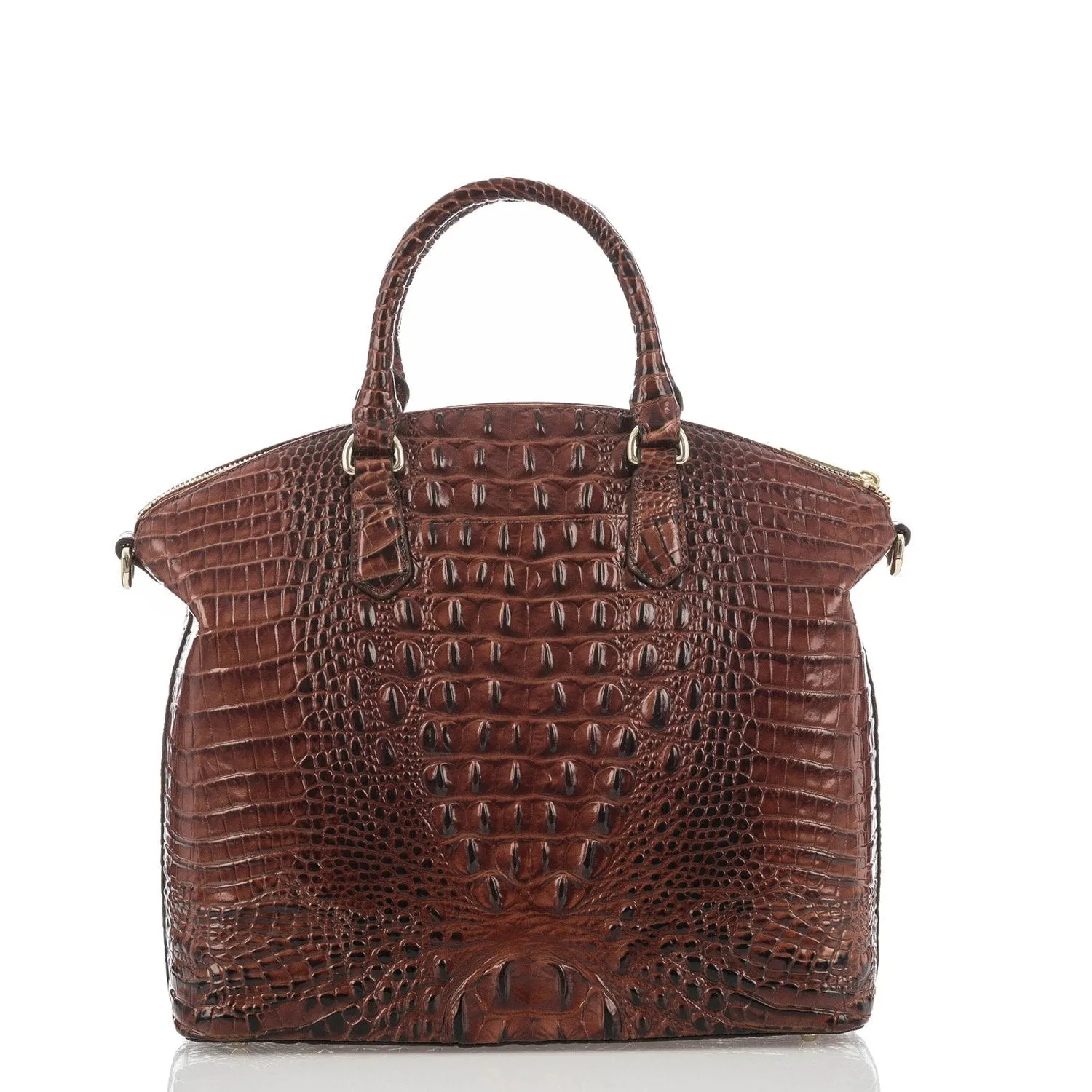 Brahmin Large Duxbury Satchel - Pecan Melbourne