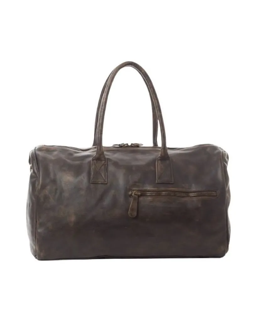 BZNA Bag Antonio Vintage Braun Italy Designer Weekender  Reise Tasche Handtasche Schultertasche Leder Shopper Neu