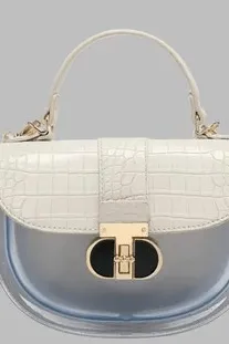 Croc See Thru Satchel