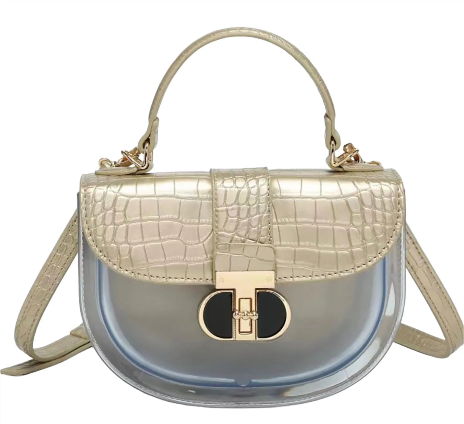Croc See Thru Satchel
