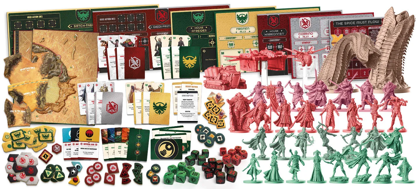 Dune: War for Arrakis Strategy Board Game