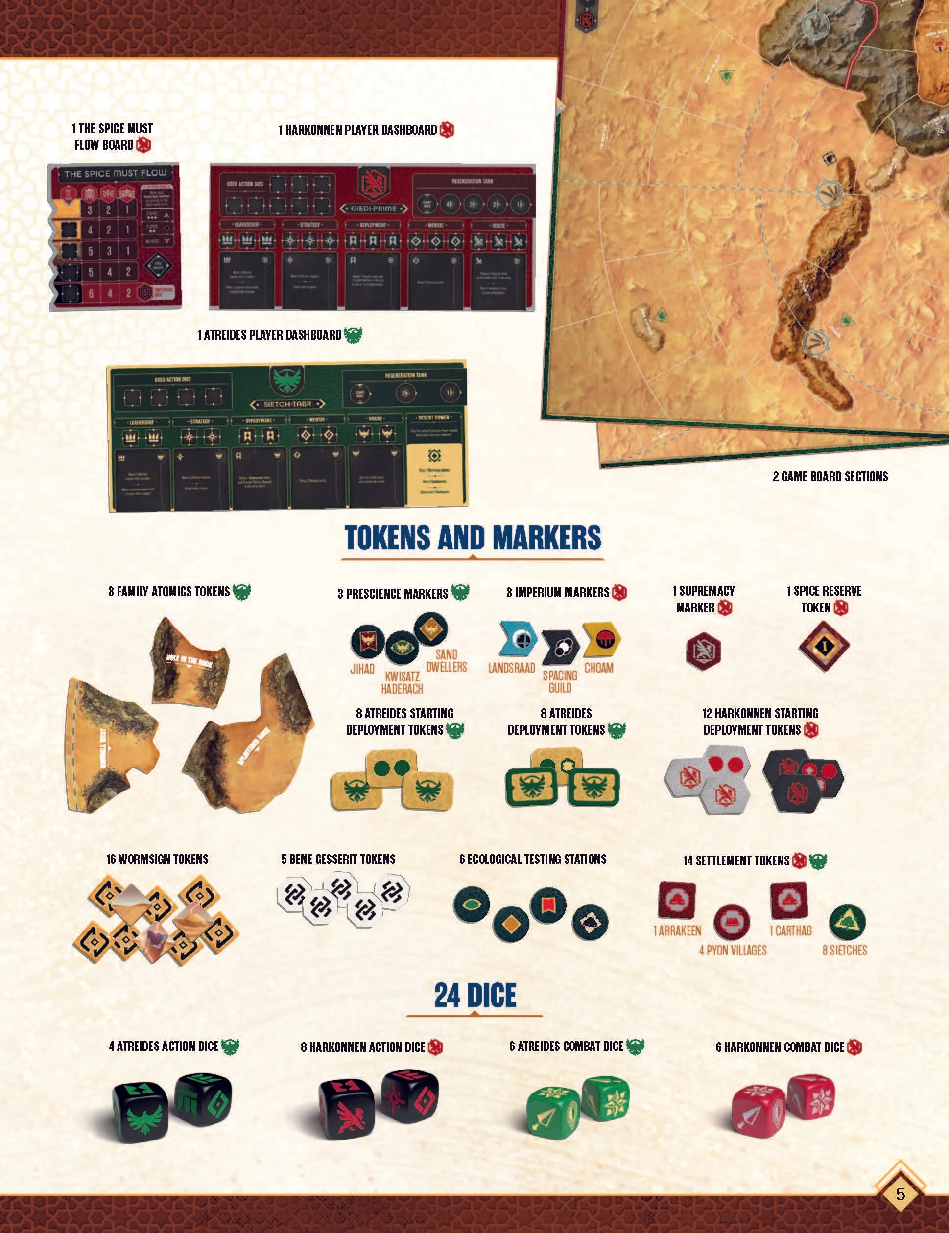 Dune: War for Arrakis Strategy Board Game