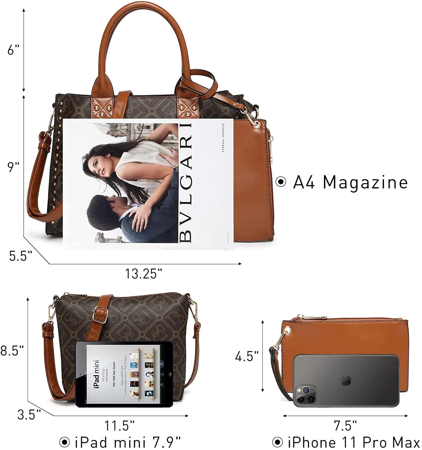 e Tote Top Handle Bag