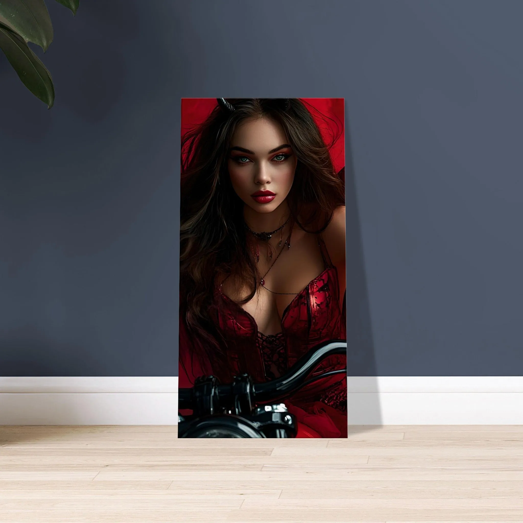 Heaven's Vixen - Red Wings - Canvas 50x100 cm