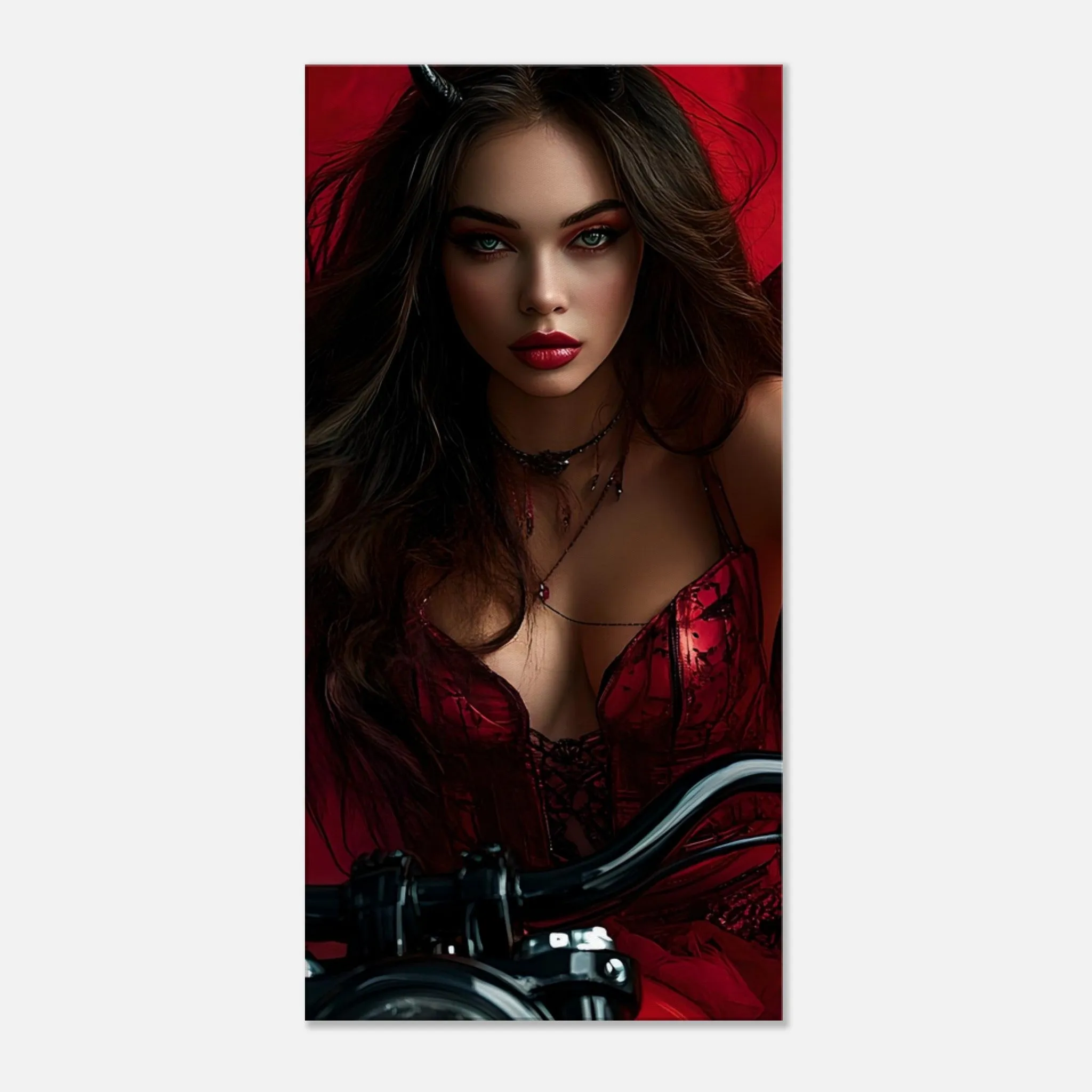 Heaven's Vixen - Red Wings - Canvas 50x100 cm
