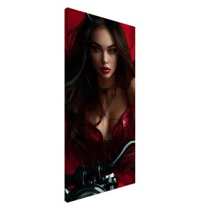 Heaven's Vixen - Red Wings - Canvas 50x100 cm