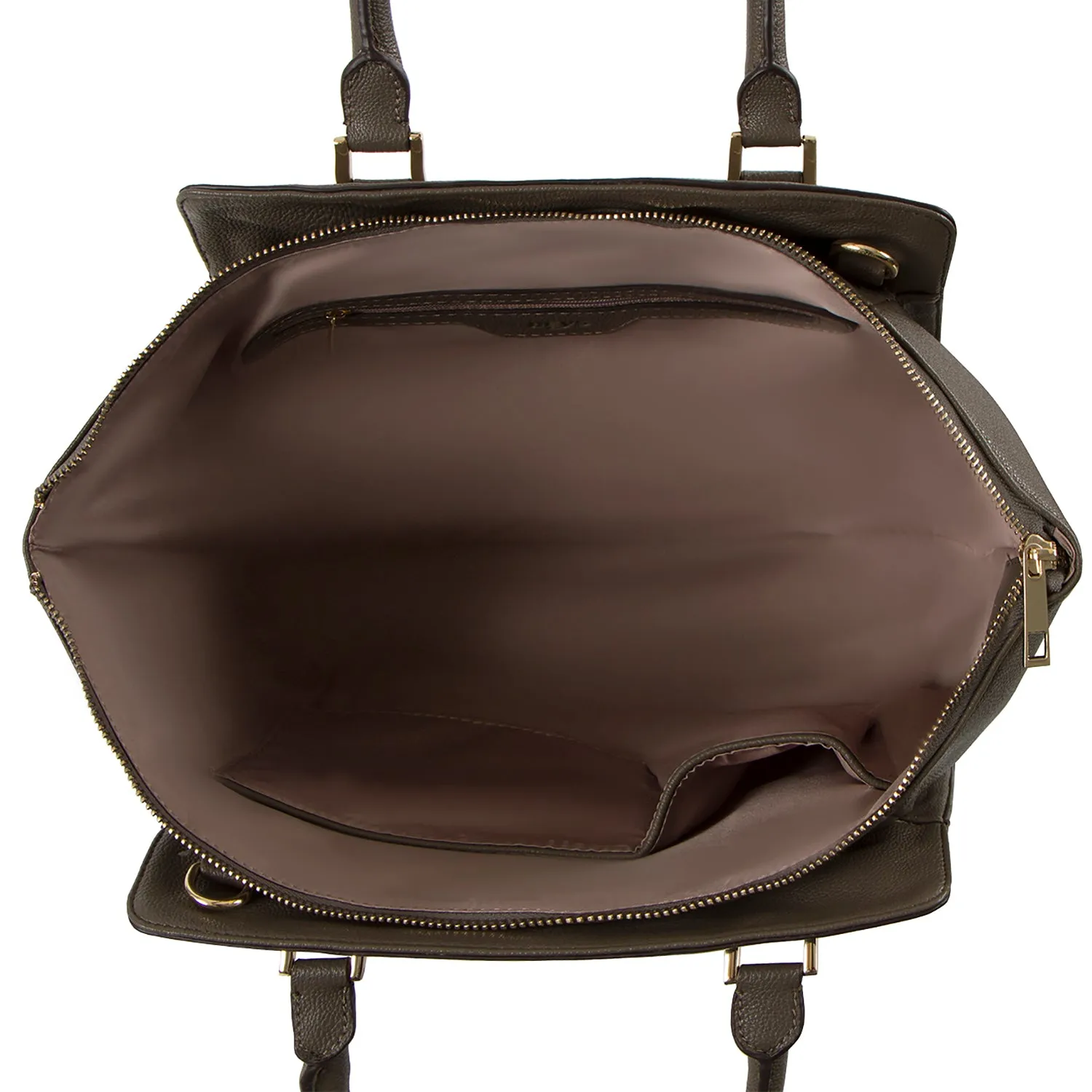 La Mode Winged Satchel - Taupe