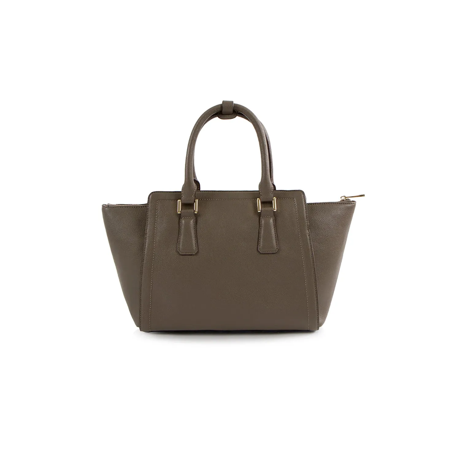 La Mode Winged Satchel - Taupe