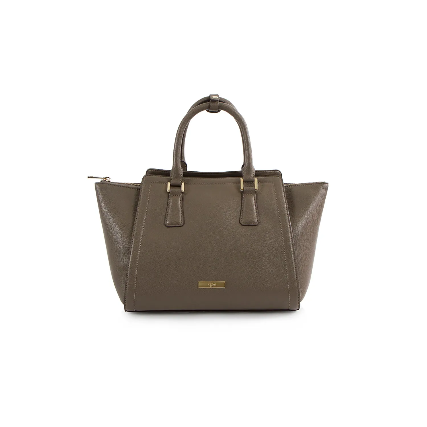 La Mode Winged Satchel - Taupe