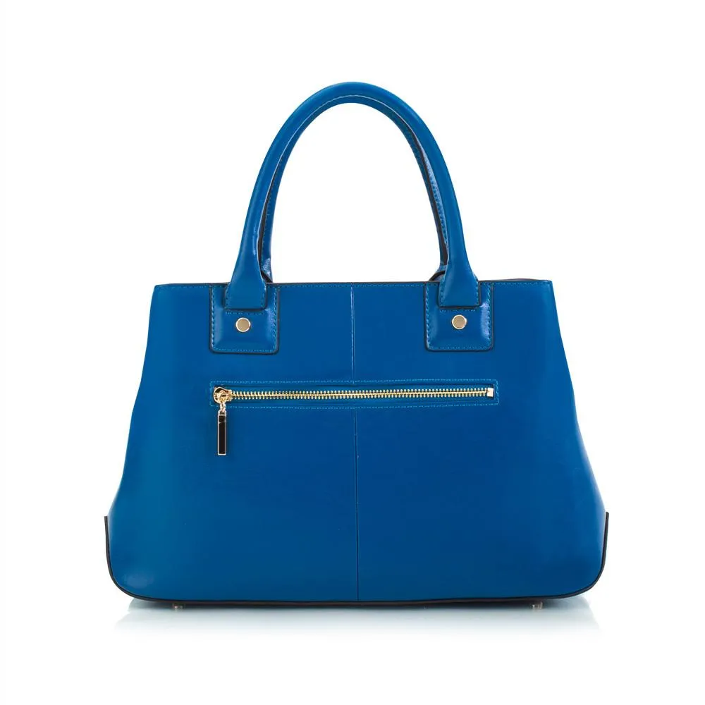 Maui Bay Satchel w.Tassel Detail - Victoria Blue