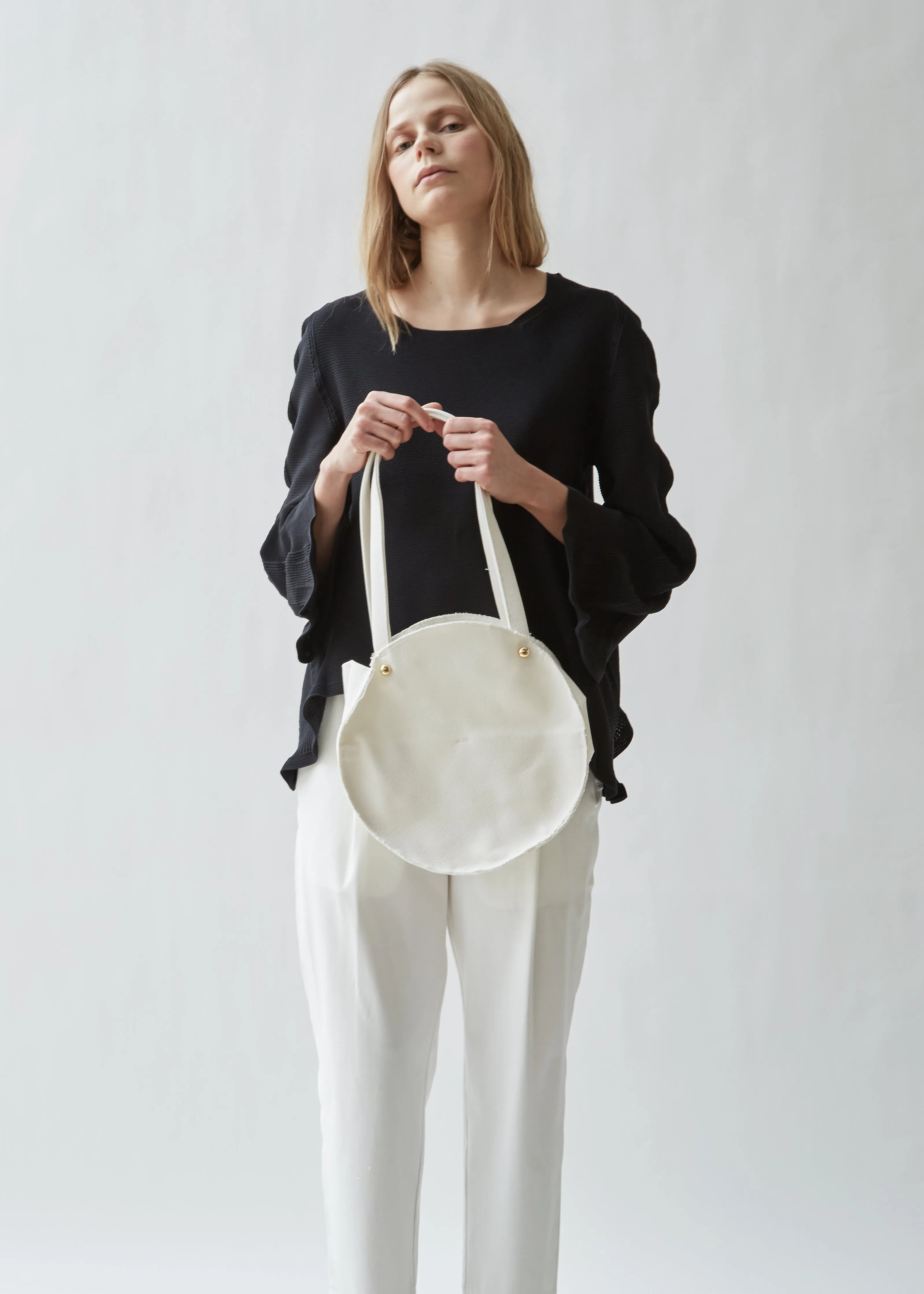 Mini Circle Canvas Bag