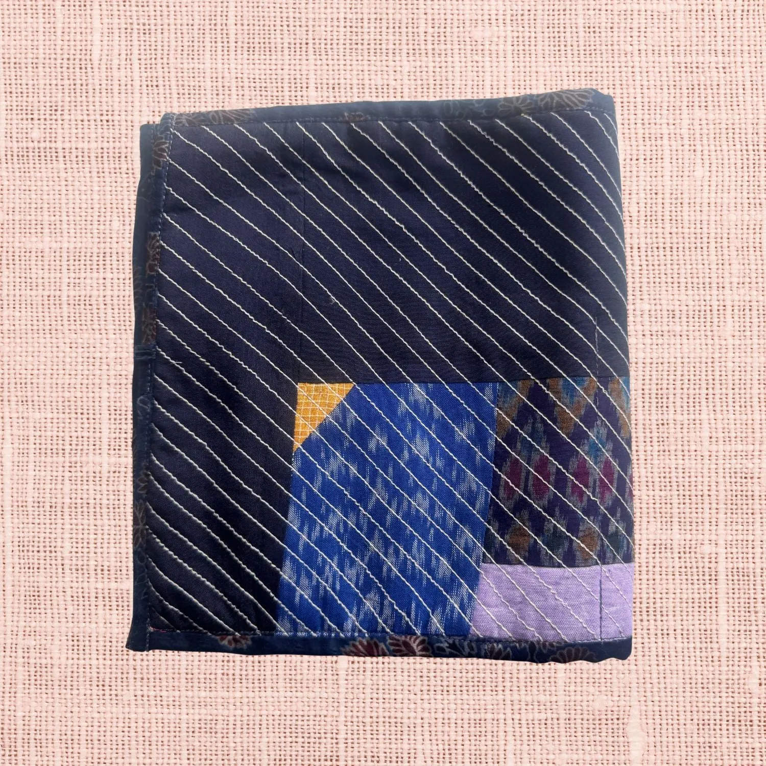 Multi Section Cotton Folder | Usage as Cutlery And Stationery Items | Patch Work
