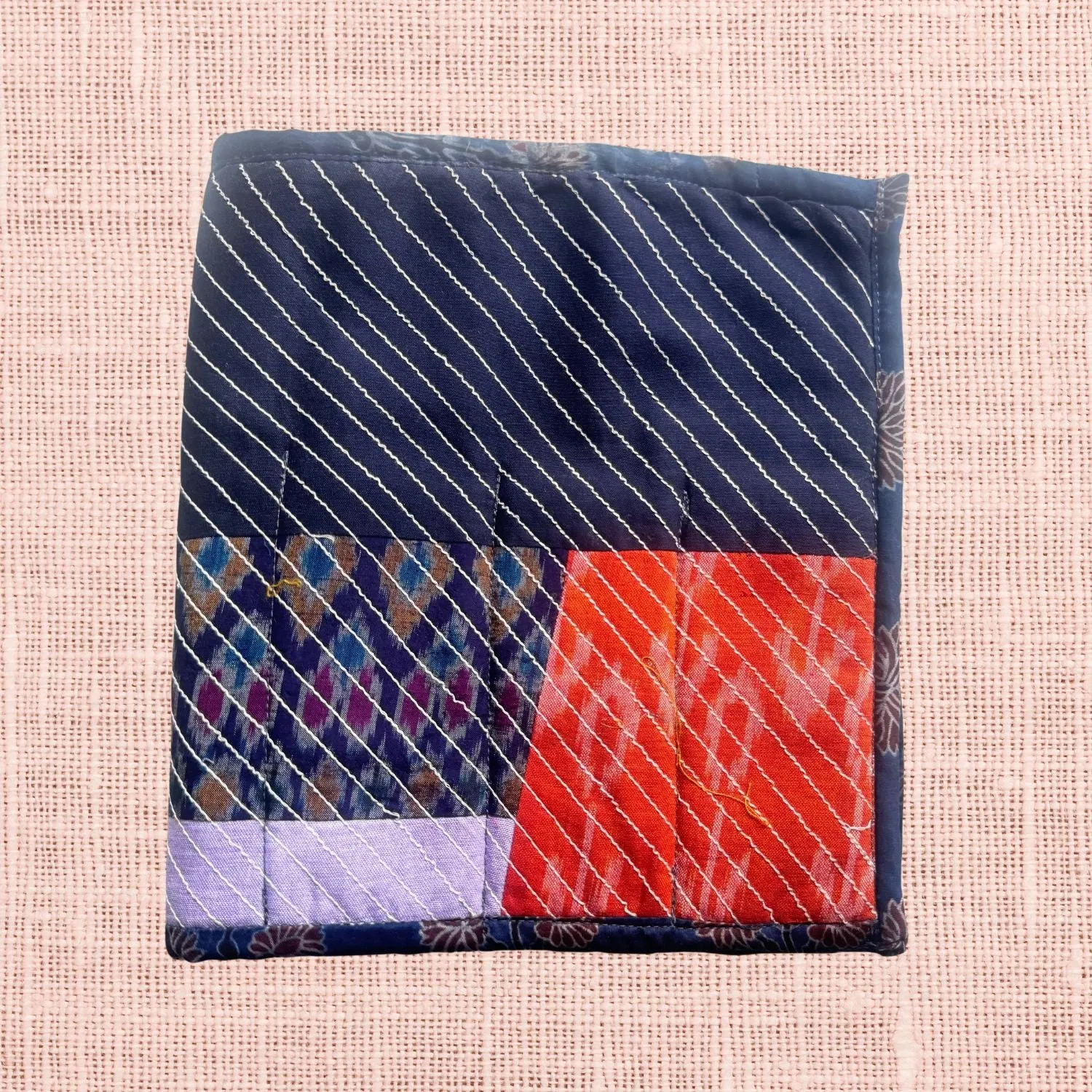 Multi Section Cotton Folder | Usage as Cutlery And Stationery Items | Patch Work