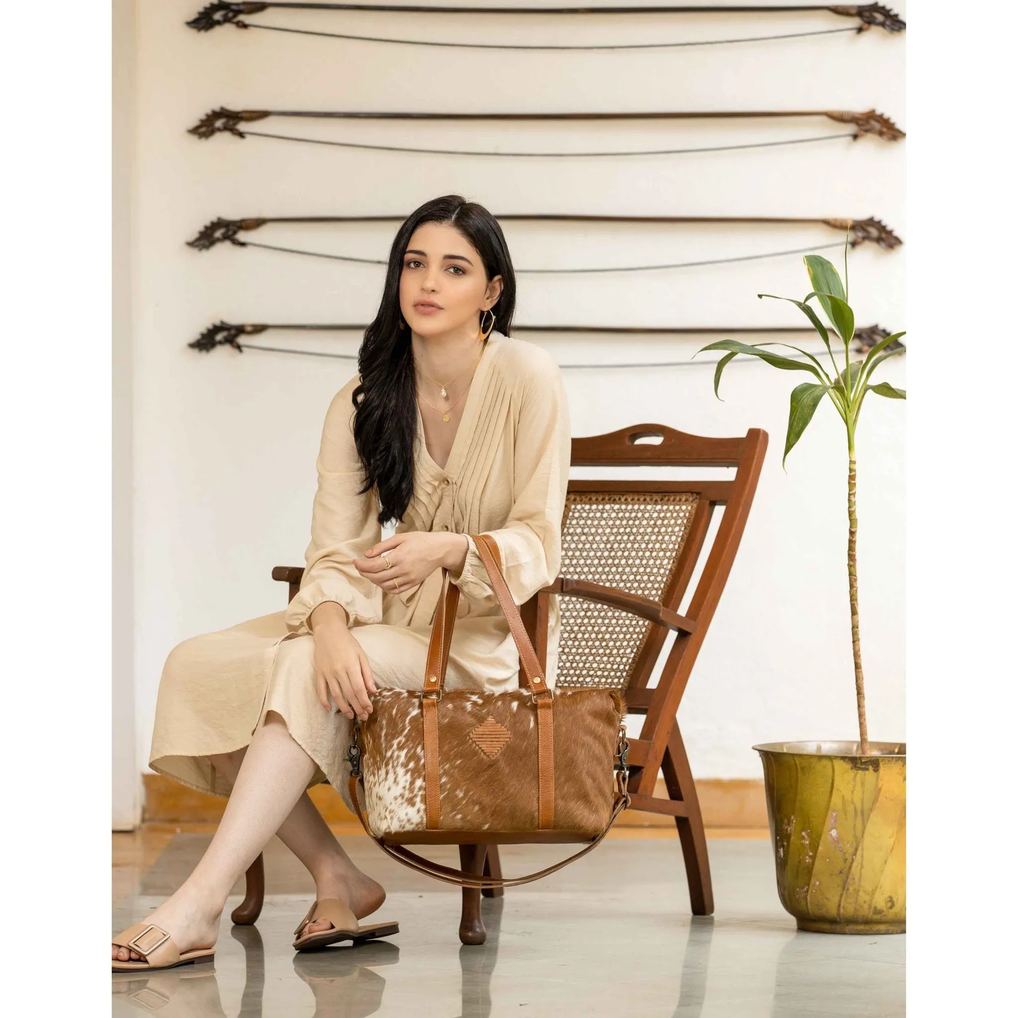 Myra Leather Lust Mini Duffle Bag
