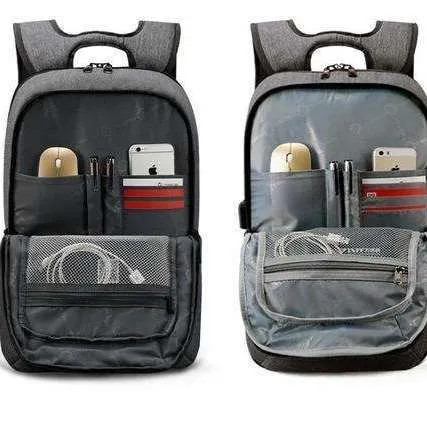 Oxford USB Laptop Backpack
