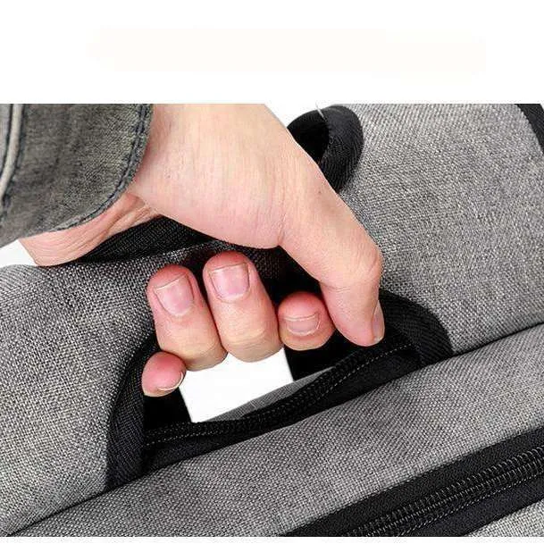Oxford USB Laptop Backpack