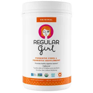 Regular Girl® Original Powder Partially Hydrolysed Guar Gum PHGG   Probiotics - 90 Day Supply (540g)