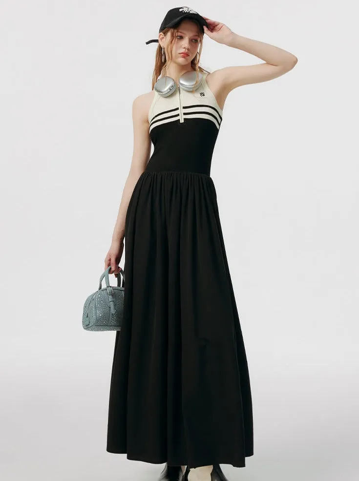 Skirt Sporty Flared Sleeveless Dress