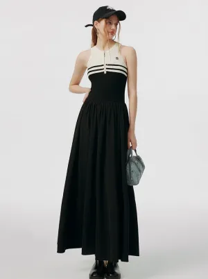 Skirt Sporty Flared Sleeveless Dress