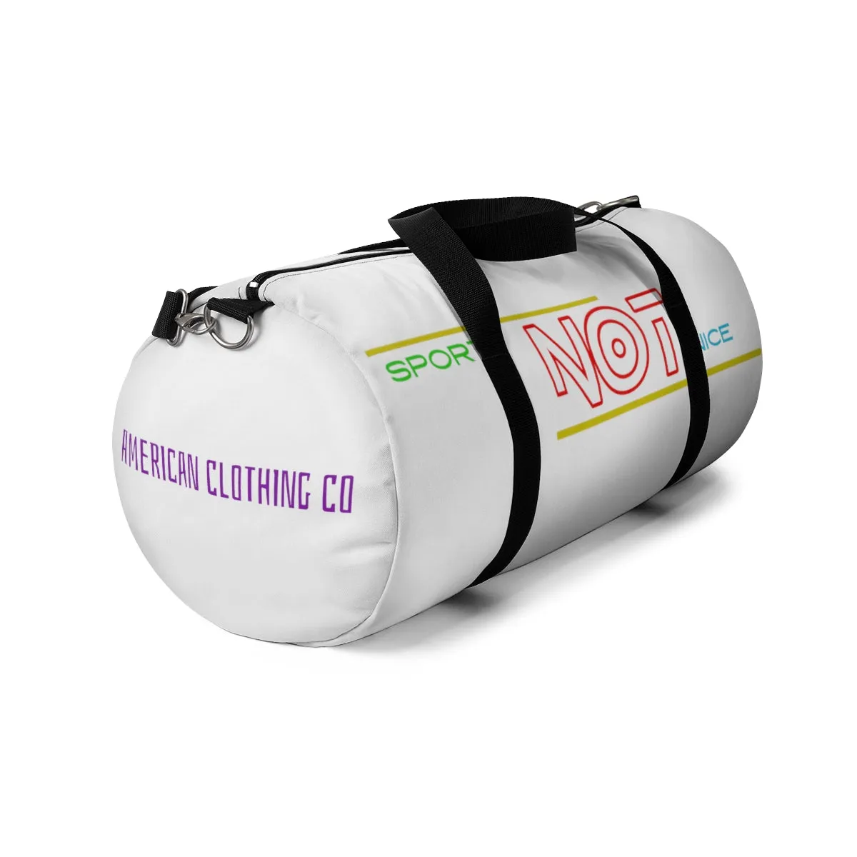 Sports Bag (Sporty Not Nice ) White