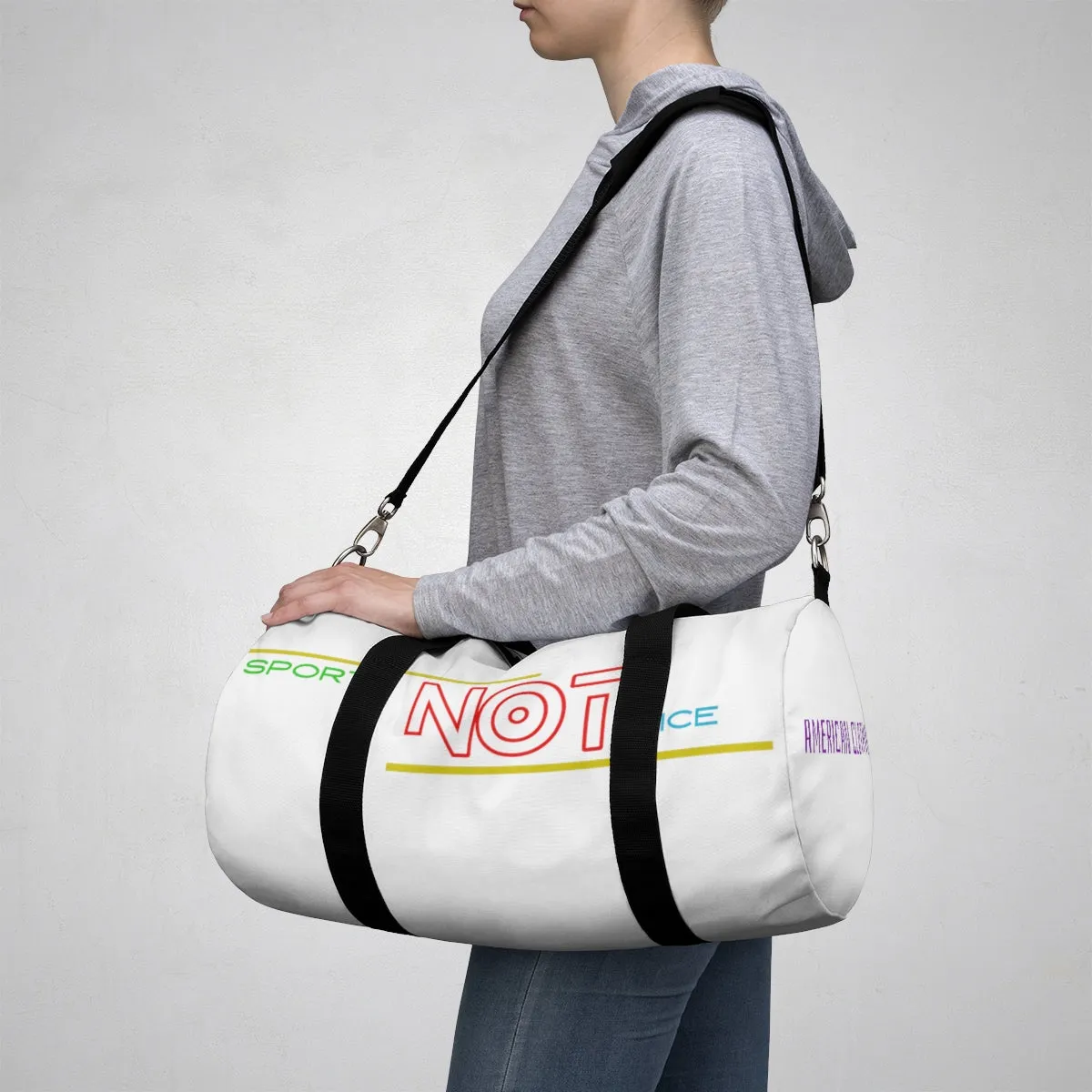 Sports Bag (Sporty Not Nice ) White