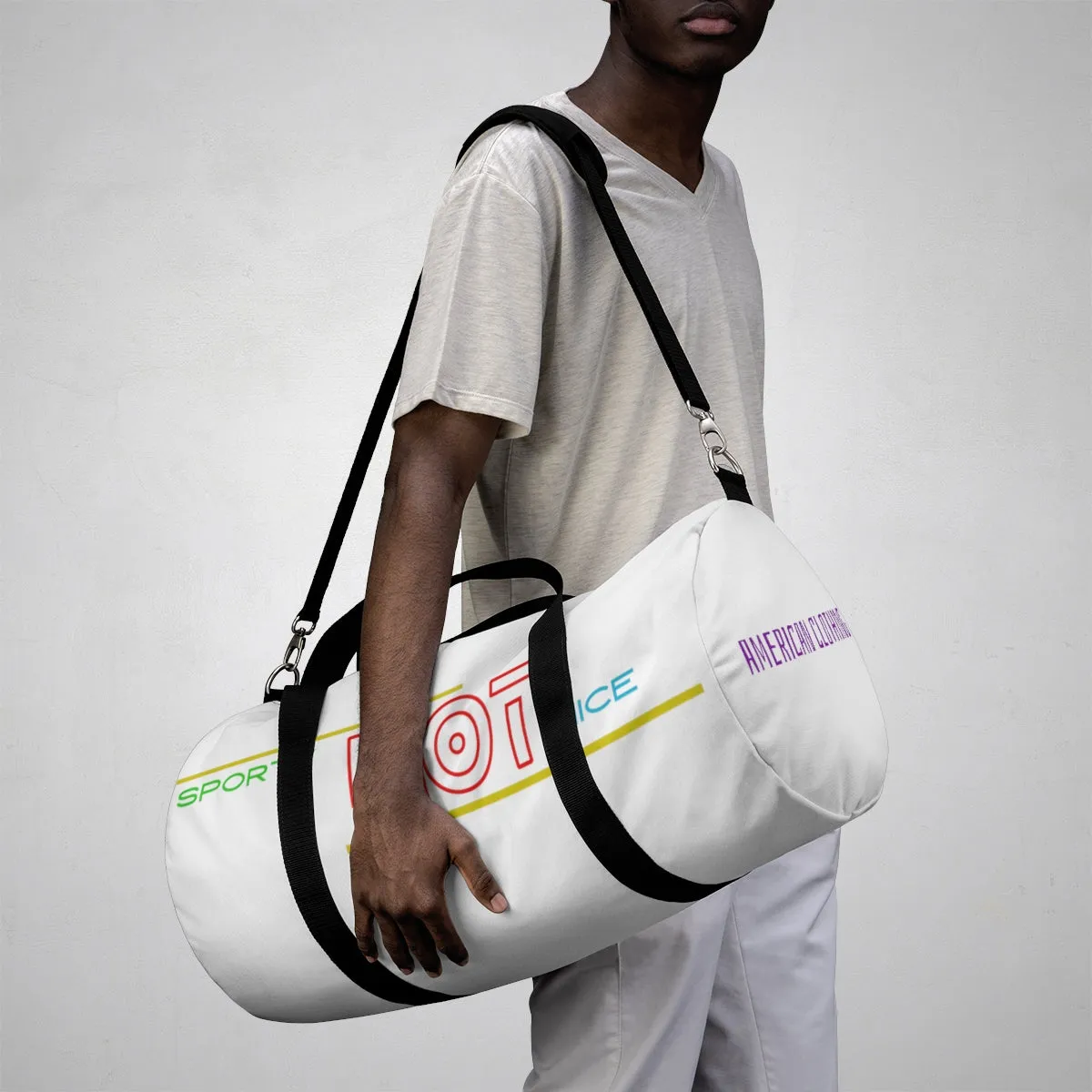 Sports Bag (Sporty Not Nice ) White