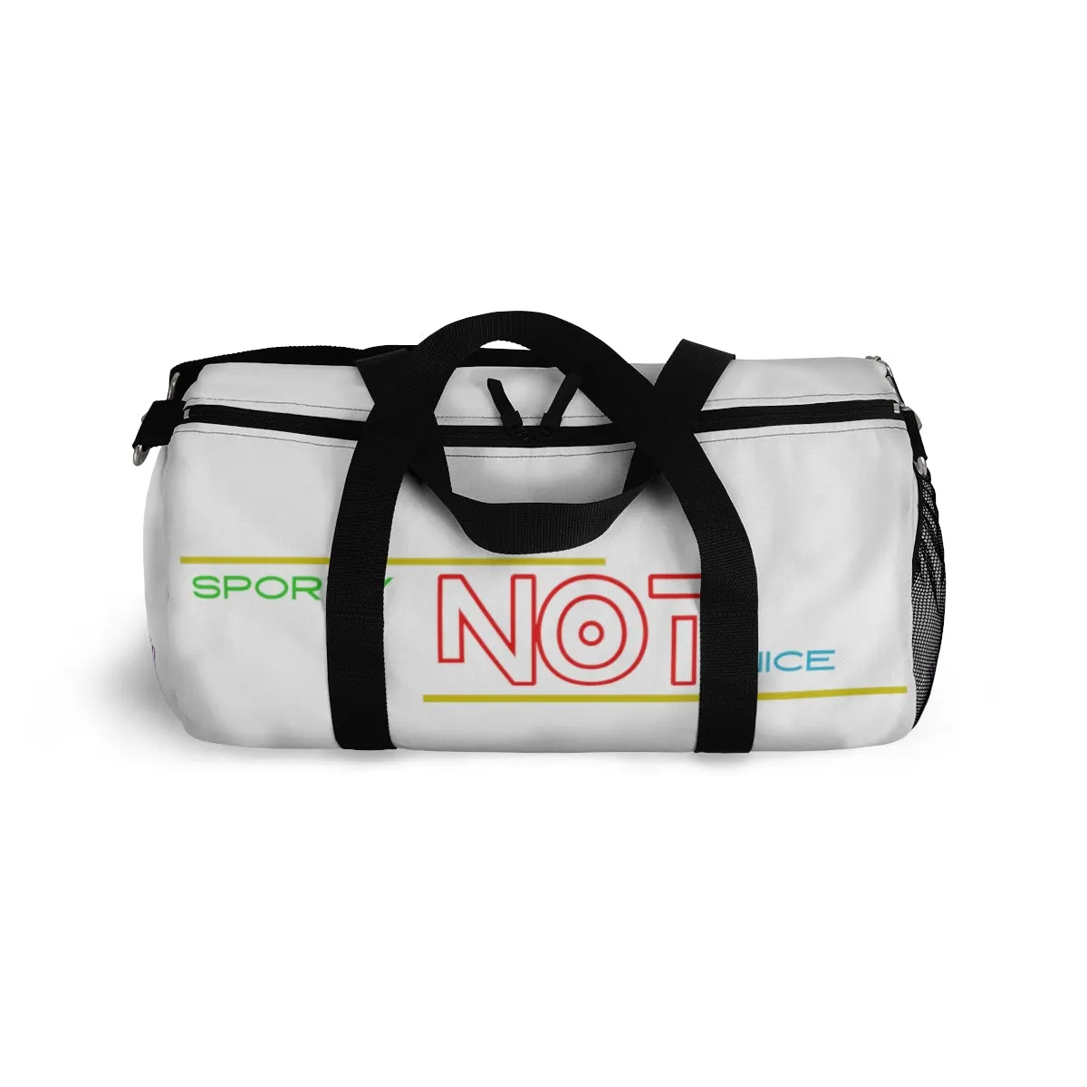 Sports Bag (Sporty Not Nice ) White