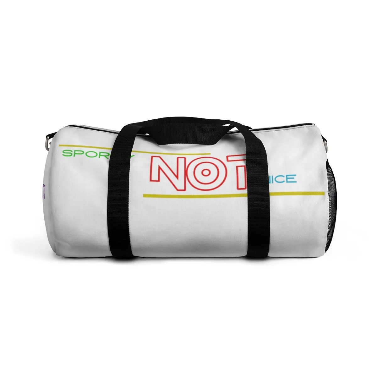 Sports Bag (Sporty Not Nice ) White