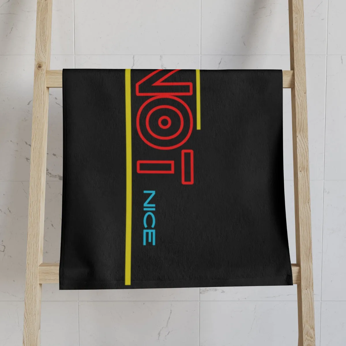 Sports Towel ( SPORTY NOT NICE ) Black