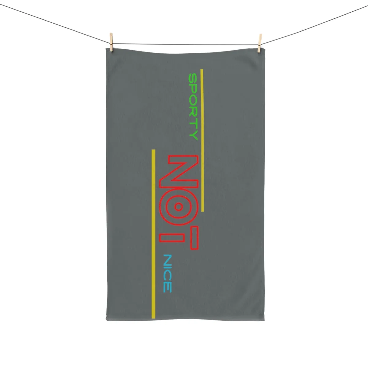 Sports Towel ( SPORTY NOT NICE ) Grey