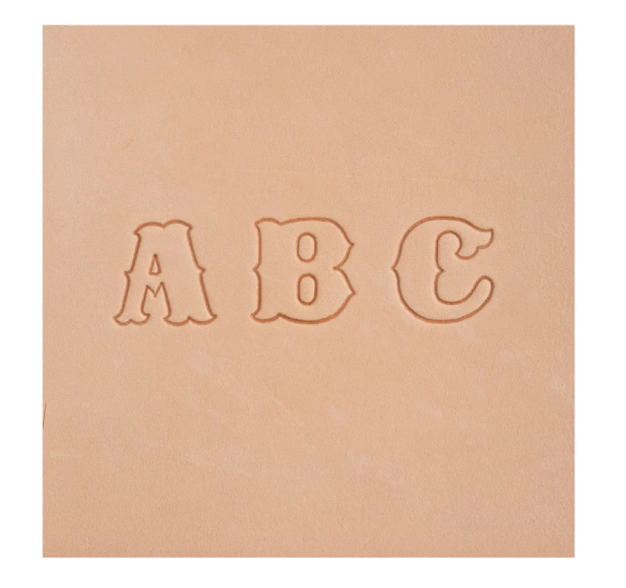 Tandy Leather Craftool 3/4" (19 mm) Standard Alphabet Set 8131-00