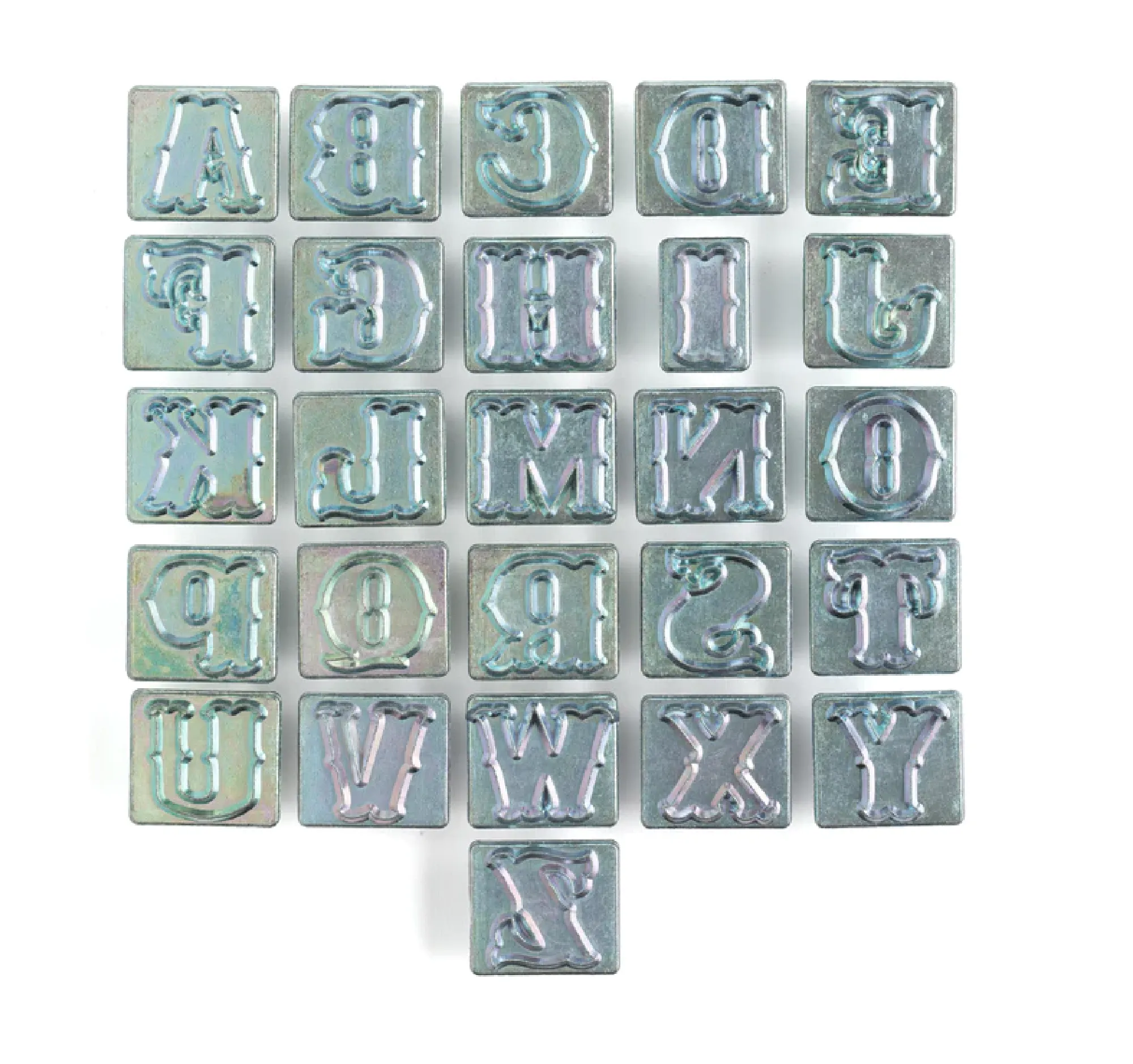 Tandy Leather Craftool 3/4" (19 mm) Standard Alphabet Set 8131-00