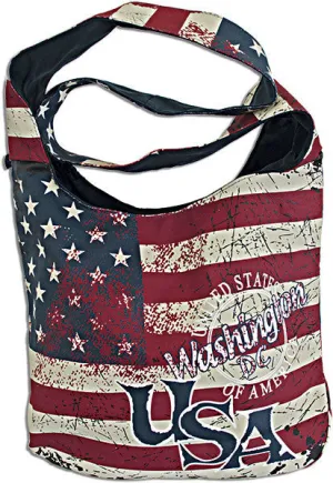 TBDC02 Robin Ruth Tote Bag - Sling USA Flag - Washington DC