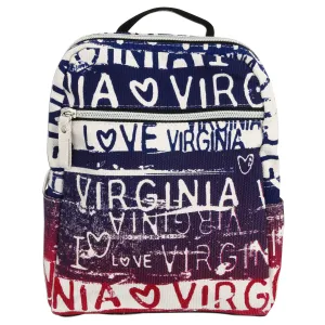 TBVA10 Robin Ruth Tote Zip Canvas - Virginia is for Lovers