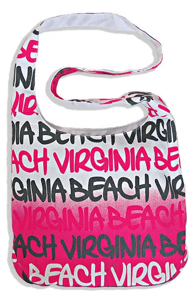 TBVB4 Robin Ruth Sling Tote Bag - FADE PINK - Virginia Beach