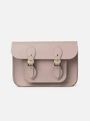 The 11 Inch Satchel -  Biscuit Matte