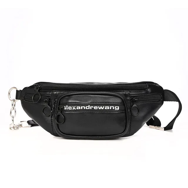 Tidog Personality Letters Chain Outdoor Sports fashion chest bag