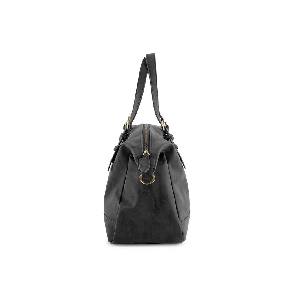 True Blue Soft Satchel - Black