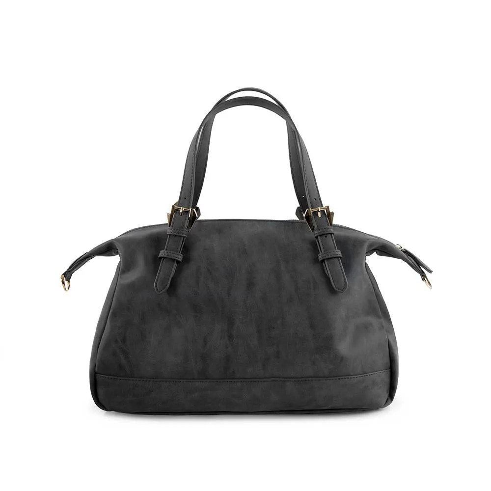 True Blue Soft Satchel - Black