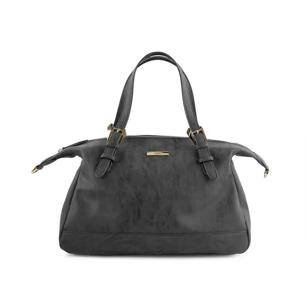 True Blue Soft Satchel - Black