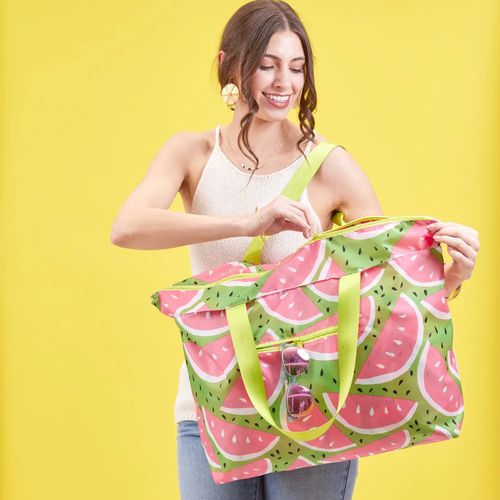 Watermelon Splash Proof Beach Bag