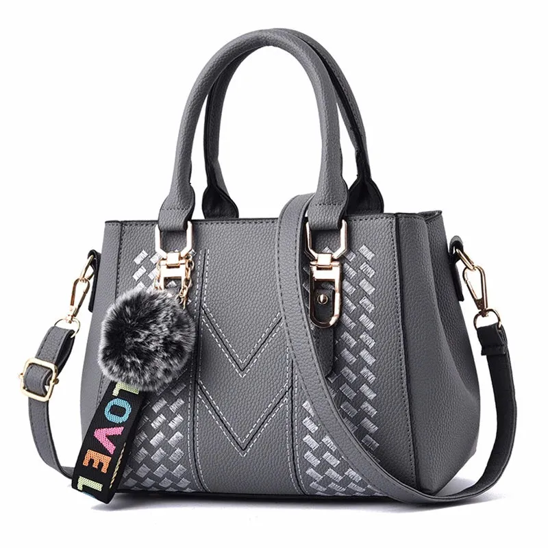 Women Leather Embroidery Messenger Bags