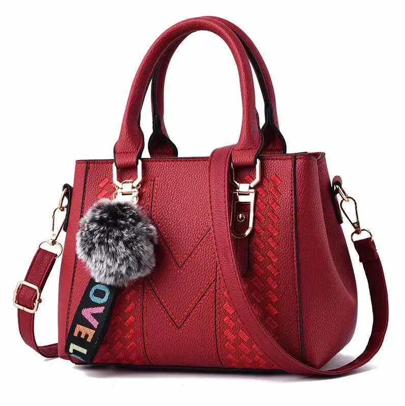 Women Leather Embroidery Messenger Bags