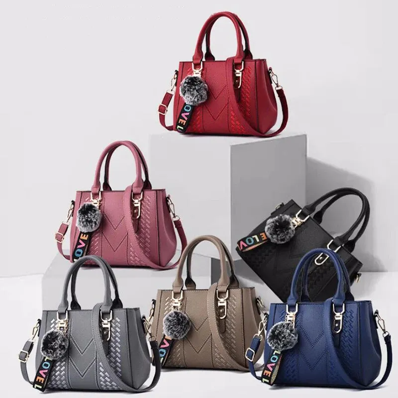 Women Leather Embroidery Messenger Bags