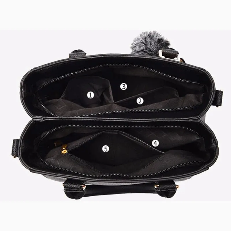 Women Leather Embroidery Messenger Bags