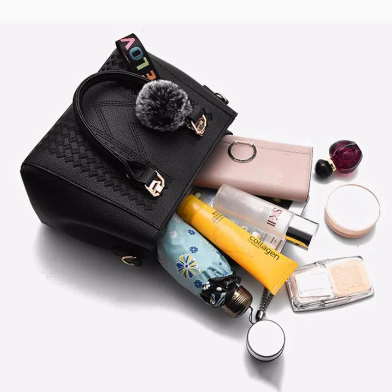 Women Leather Embroidery Messenger Bags