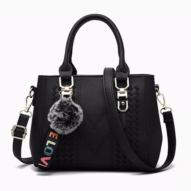 Women Leather Embroidery Messenger Bags